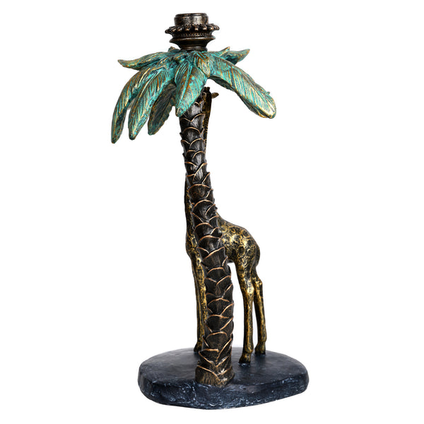 Palm Candle Stick with Giraffe by Libra, image 3