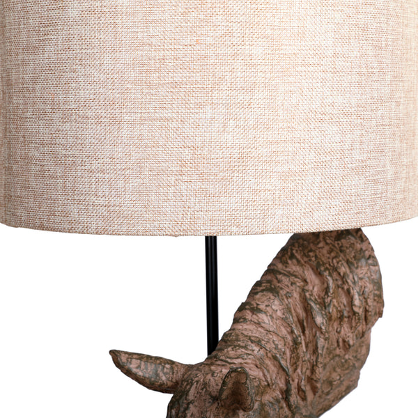 Delia Horse Table Lamp with Shade by Libra, image 4