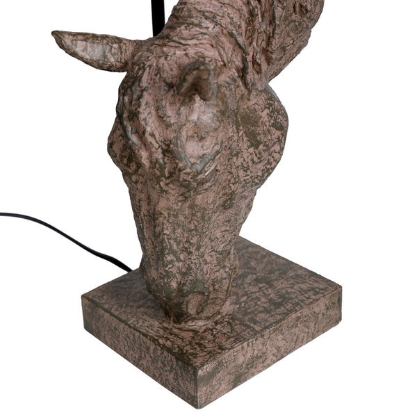 Delia Horse Table Lamp with Shade by Libra, image 5