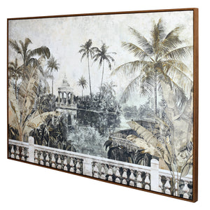 Vintage Lake Framed Canvas Wall Art 100x140cm by Libra, image 2