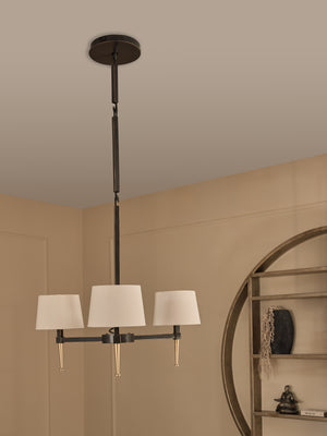 Stella 3 Light Pendant with Shades by Libra, image 6