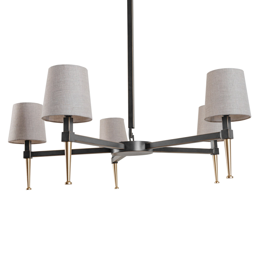 Stella 5 Light Pendant with Shades by Libra