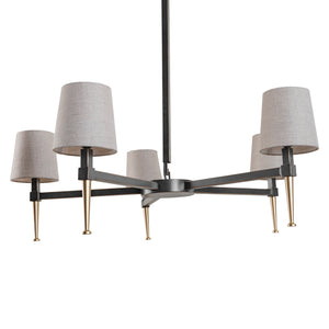 Stella 5 Light Pendant with Shades by Libra, image 2