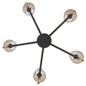Stella 5 Light Pendant with Shades by Libra, image 3