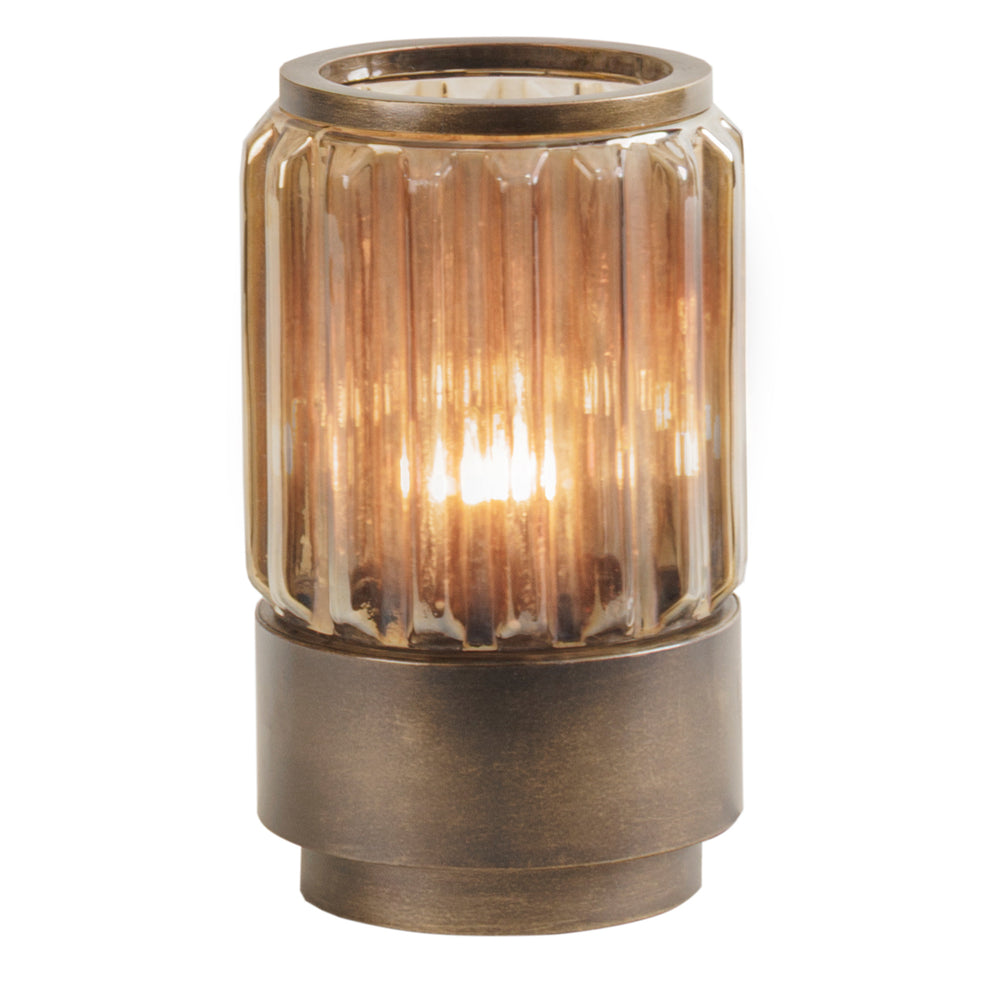 Eleanor Glass Table Uplighter Small by Libra