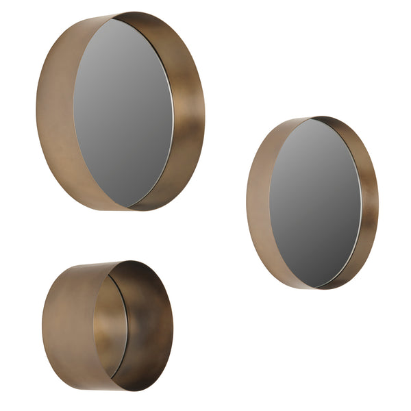 Santa Monica Set of 3 Nested Wall Mirrors by Libra, image 4
