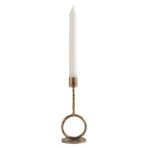 Ronde Antique Gold Candle Holder Small by Libra, image 4