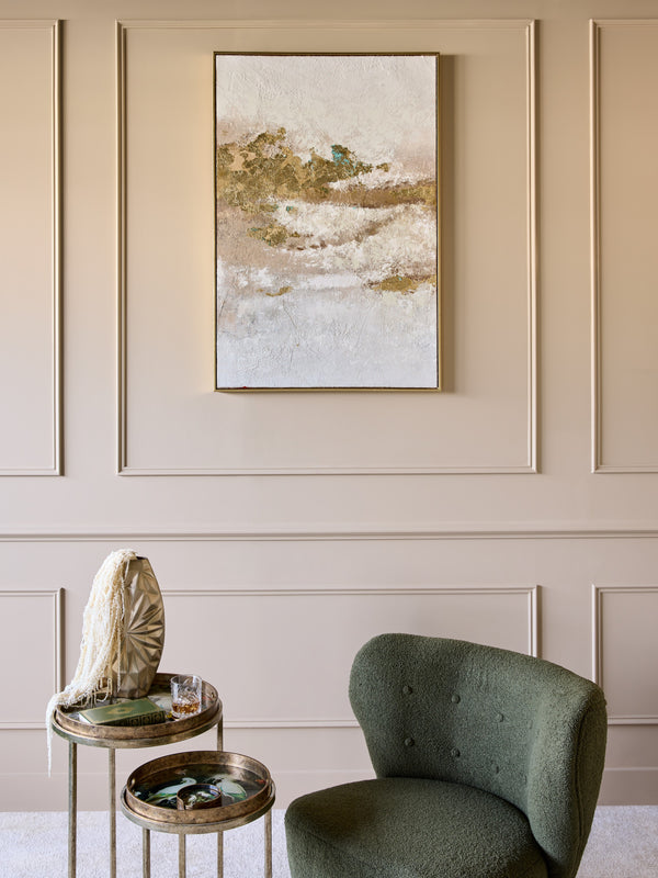 Golden Dusk Heavy Textured Framed Canvas Wall Art 80x120cm by Libra, image 6