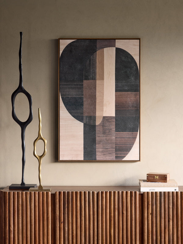 Forma Textured Framed Canvas Wall Art 80x120cm by Libra, image 7