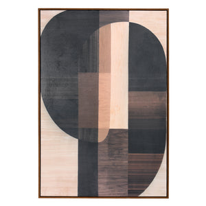 Forma Textured Framed Canvas Wall Art 80x120cm by Libra