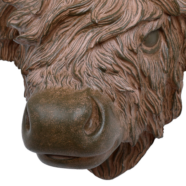Murchie Rustic Highland Cow Wall Plaque by Libra, image 5