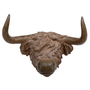 Murchie Rustic Highland Cow Wall Plaque by Libra