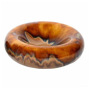 Medway Ochre Reactive Glaze Stoneware Bowl by Libra, image 2