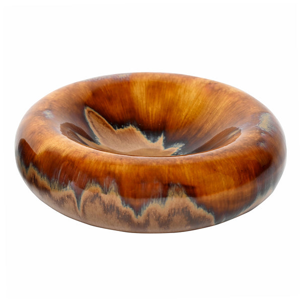 Medway Ochre Reactive Glaze Stoneware Bowl by Libra, image 2