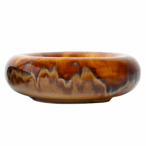 Medway Ochre Reactive Glaze Stoneware Bowl by Libra