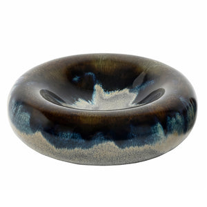 Medway Blue Reactive Glaze Stoneware Bowl by Libra, image 2