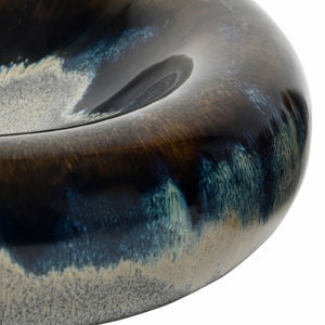 Medway Blue Reactive Glaze Stoneware Bowl by Libra, image 3