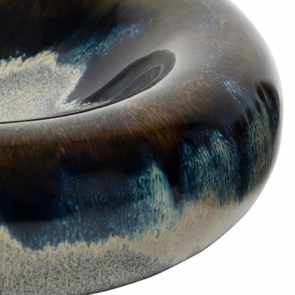 Medway Blue Reactive Glaze Stoneware Bowl by Libra, image 3