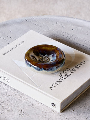 Medway Blue Reactive Glaze Stoneware Bowl by Libra, image 5