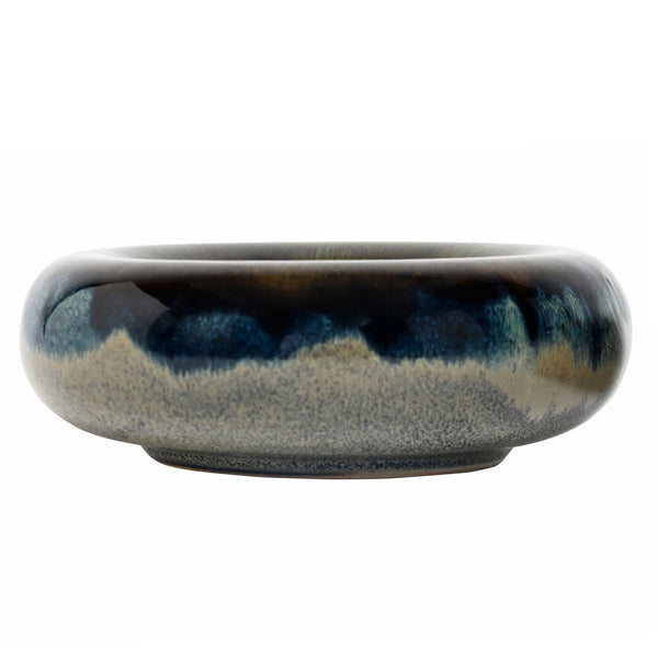 Medway Blue Reactive Glaze Stoneware Bowl by Libra