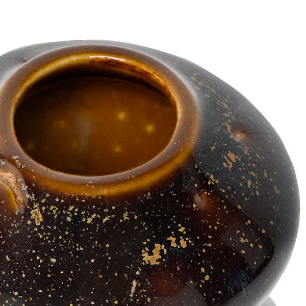 Denton Reactive Glaze Stoneware Vase Brown by Libra, image 3