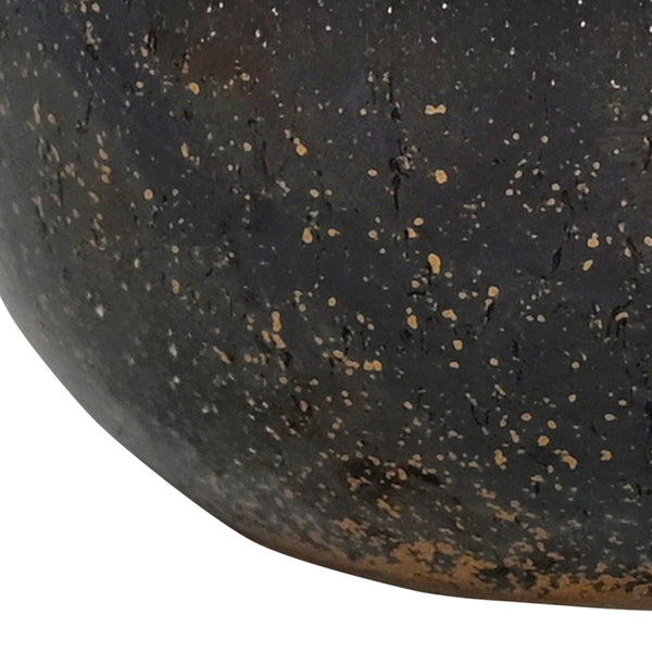 Denton Reactive Glaze Stoneware Vase Brown by Libra, image 5