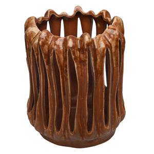 Denton Reactive Glaze Candleholder by Libra, image 2