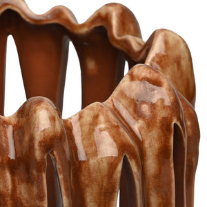 Denton Reactive Glaze Candleholder by Libra, image 4