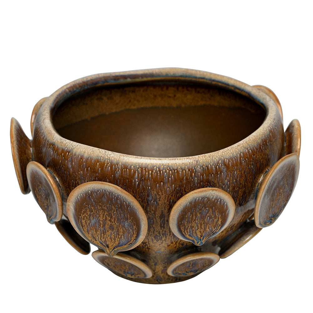 Jupiter Reactive Glaze Stoneware Planter by Libra