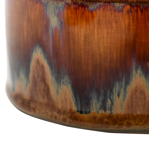 Medway Ochre Reactive Glaze Candle by Libra, image 5
