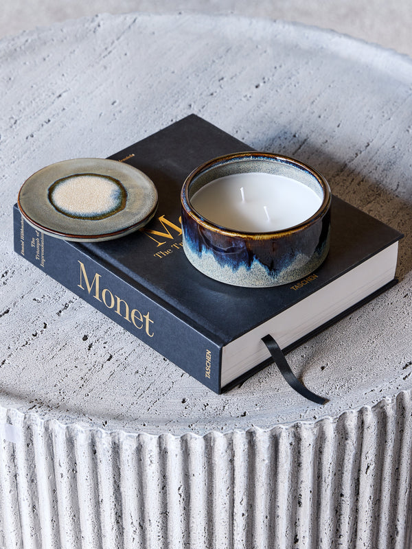 Medway Blue Reactive Glaze Candle by Libra, image 6