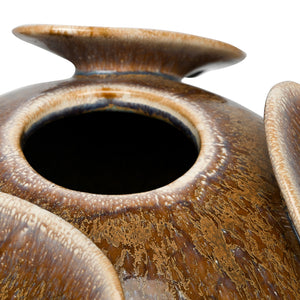 Jupiter Reactive Glaze Round Vase by Libra, image 3