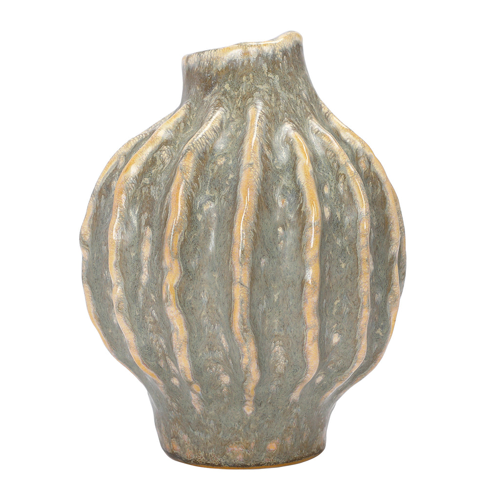 Colston Reactive Glaze Vase Small by Libra