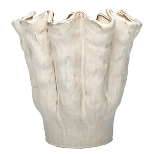 Coralie Glazed Vase Large by Libra