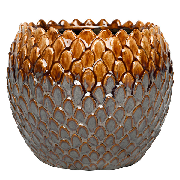 Pinecrest Reactive Glaze Planter Large by Libra