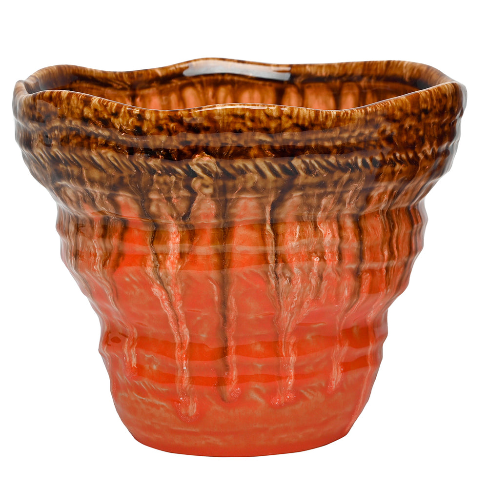 Ibiza Reactive Glaze Planter Small by Libra