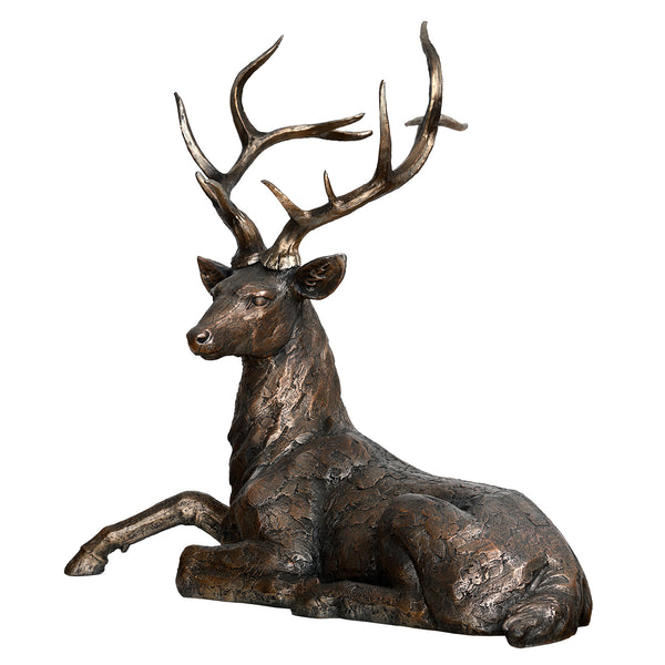 Ewan Regal Lying Down Stag by Libra, image 2