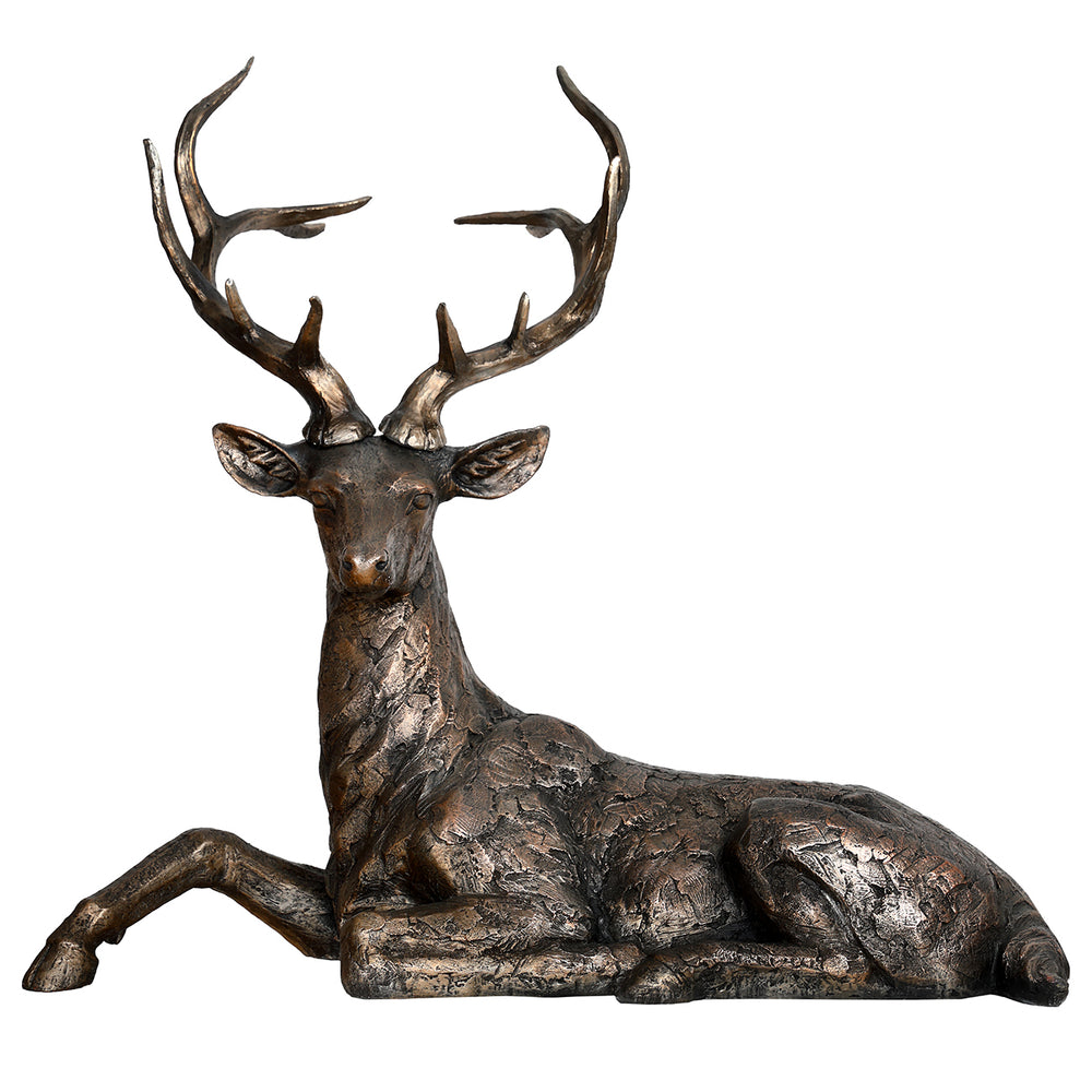 Ewan Regal Lying Down Stag by Libra