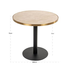 Bistro table Brazza beige