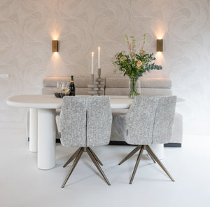 Ex Display Dining table Bloomstone white 235