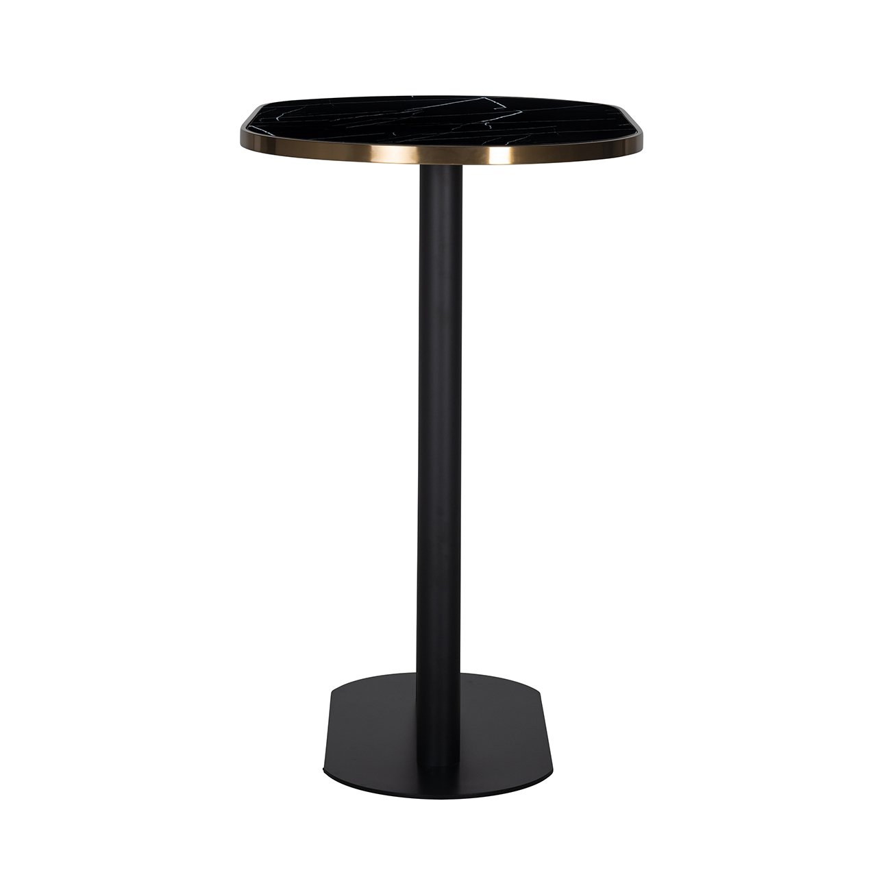 Bar table Zenza oval (Black)- Richmond Interiors