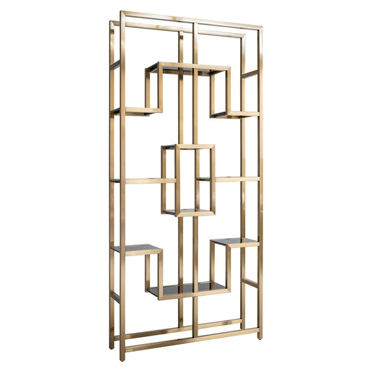 Display cabinet Magnus brushed gold (Brushed Gold)