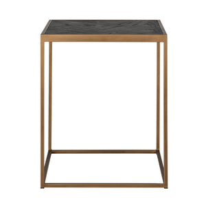 End Table Blackbone Brass (black Rustic) – Richmond Interiors
