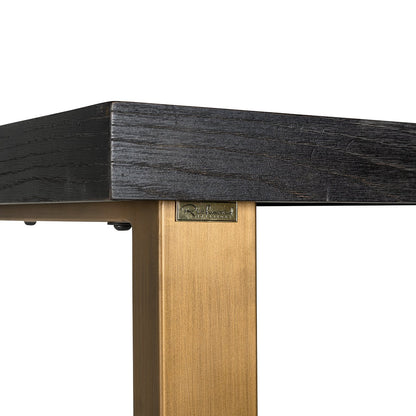 Bar table Blackbone brass (Black rustic)- Richmond Interiors