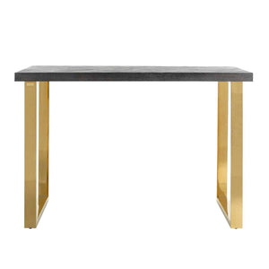 Bar Table Blackbone Gold 160 (black Rustic) – Richmond Interiors