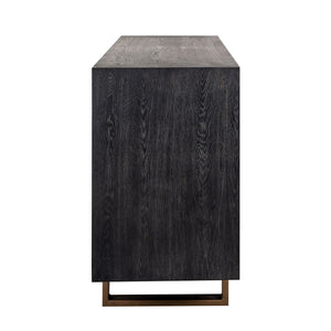 Sideboard Hunter 4 – Doors (black Rustic) – Richmond Interiors