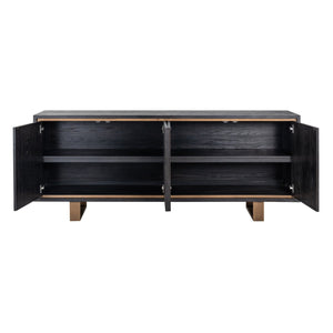 Sideboard Hunter 4 – Doors (black Rustic) – Richmond Interiors