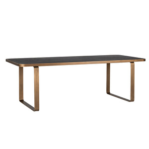 Dining table Hunter 230 (Black rustic)