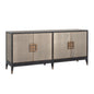 Sideboard Bloomville 4-doors (Gold)