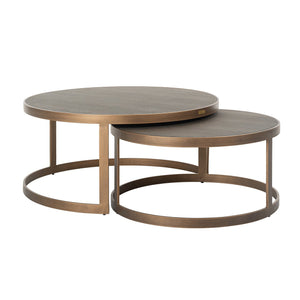Coffee table Bloomville set of 2 (Gold)